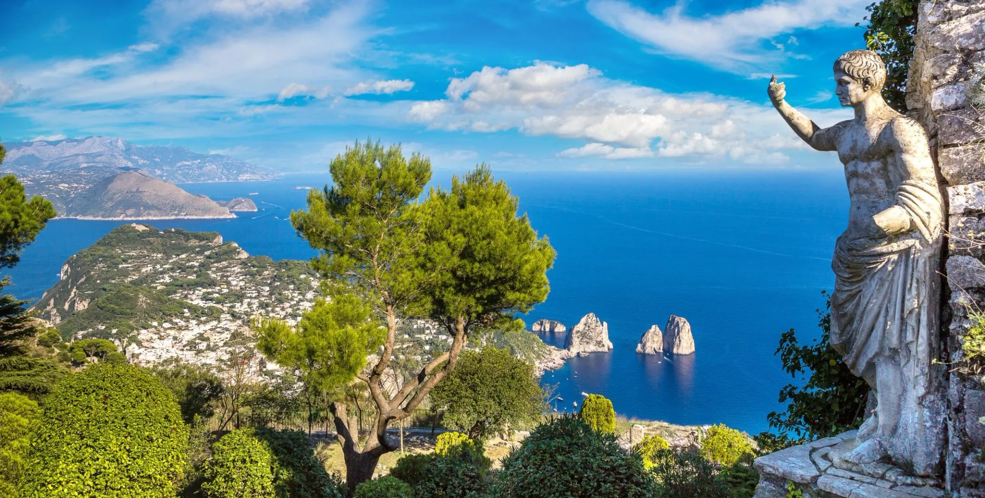 Capri island in Italy